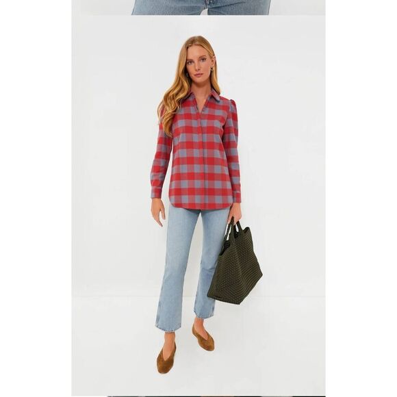 Tuckernuck Tops - Tuckernuck Red Plaid Saranac Shirt sz xxl